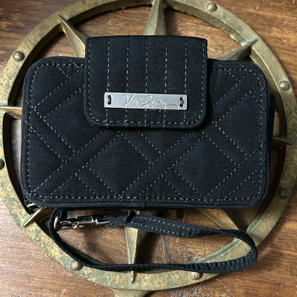 🖤Vera Bradley Black Quilted Fabric Wallet🖤